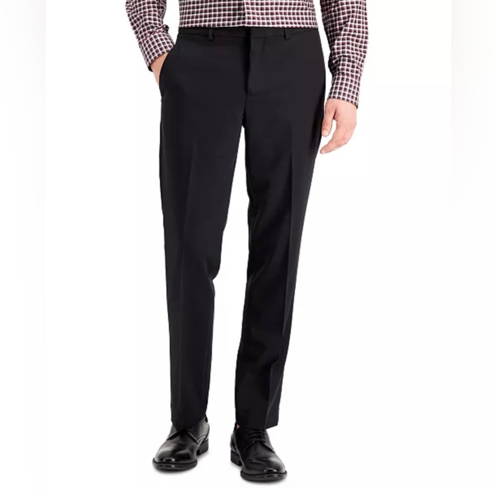 Perry Ellis Men’s Black Straight Leg Pants 34 X 32 NWOT